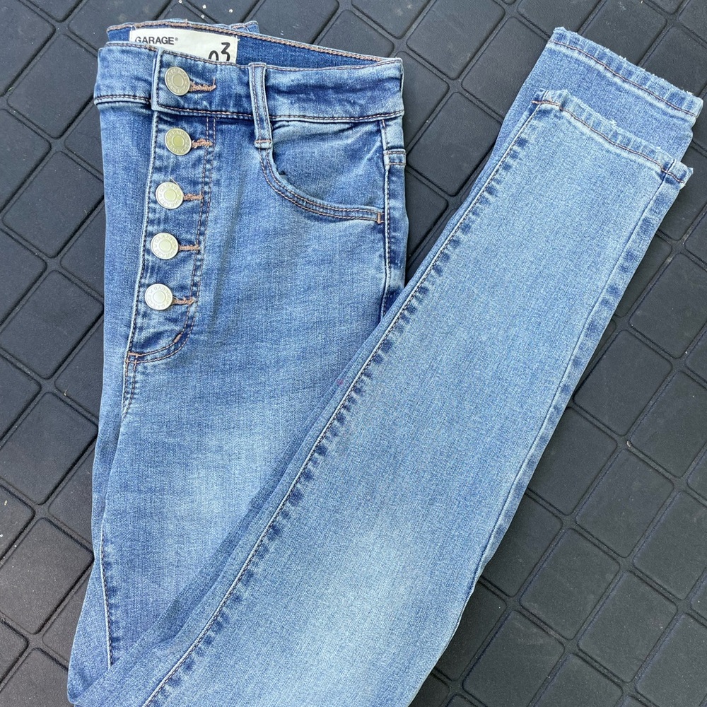 Garage jeans, size 3 skinny leg